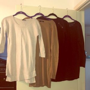 4 Tunic Sweaters